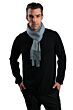 Silver Grey Men's Cashmere Scarf
