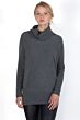 JENNIE LIU Women's 100% Pure Cashmere Cocoon Dolman Sleeve Cowlneck Sweater