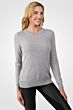 JENNIE LIU Women's 100% Pure Cashmere Long Sleeve Crew Neck Sweater(XL