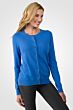 Flag Blue Cashmere Button Front Cardigan Sweater right side view