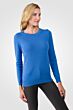 Flag Blue Cashmere Crewneck Sweater right side view