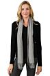 Grey Watermark Cashmere Blend Woven Scarf