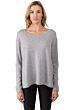 Lt Heather Grey Cashmere High Low Sweater-L