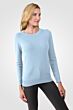 Sky Cashmere Crewneck Sweater Right View