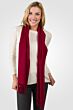 Wine Watermark Cashmere Blend Woven Scarf side view