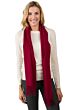 Wine Watermark Cashmere Blend Woven Scarf front view