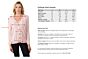 Pink Merino Wool Long Sleeve V Neck Cardigan Sweater Size Chart