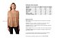 Modern Camel Cashmere V-neck Circle High Low Sweater size chart