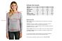 Grey Chloe Cashmere Crewneck Sweater size chart