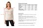 Cream Cashmere Cable-knit V-neck Sweater size chart