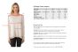 Cream Cashmere High Low Sweater size chart