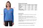 Lunar Blue Cashmere Cable-knit V-neck Sweater size chart