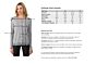 Lt Grey Cashmere Button Front Cardigan Sweater size chart