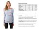 Sky Heather Cashmere Cable-knit Crewneck Sweater size chart