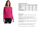 Hot Pink 4-ply Cashmere Cable-Knit Crewneck Sweater Size Chart
