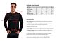 Black Men's 100% Cashmere Long Sleeve Pullover Crewneck Sweater Size Chart