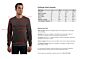 Brown Men's 100% Cashmere Long Sleeve Pullover Crewneck Sweater Size Chart