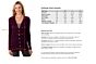 Plum Cashmere Cable-knit V-neck Long cardigan Sweater size chart