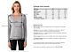 Lt Heather Grey Cashmere V-neck Sweater size chart